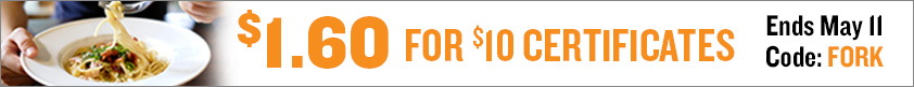$1.60 for $10 Certificates!