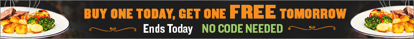 Buy One Today, Get One FREE Tomorrow!